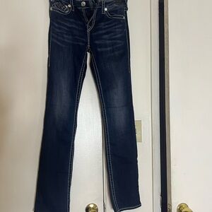 True Religion Women's Indigo Boot Cut Jeans